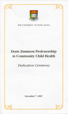 Doris Zimmern Professorship in Community Child Health